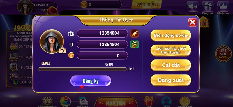 Tạo tài khoản tham gia chơi đổi thưởng chỉ cần vài thao tác