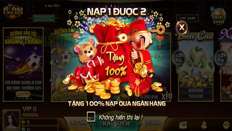 Nhiều sự kiện khuyến mãi sẽ giúp mọi người đều có cơ hội nhận thưởng như nhau