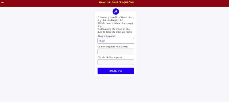 Liên hệ với sân chơi game bài để được hỗ trợ tận tâm, chuyên nghiệp
