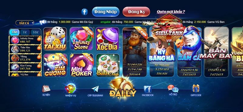 Cổng trò chơi mang đến tỷ lệ thưởng khổng lồ qua nhiều game đình đám