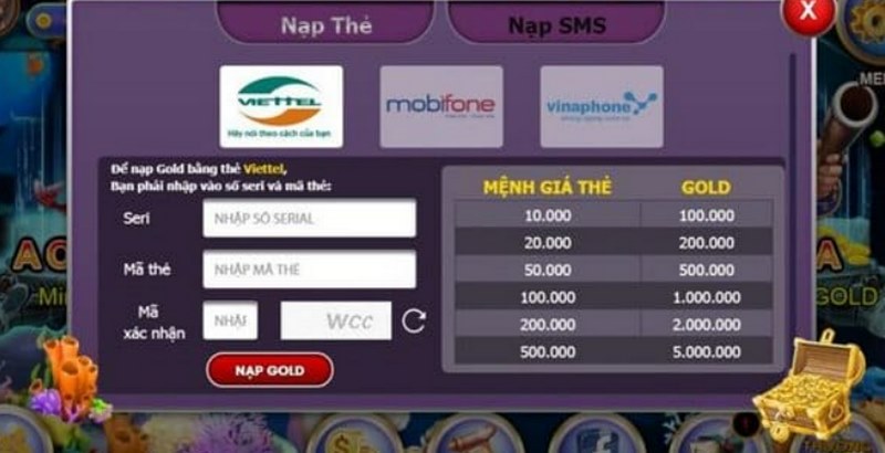 Nạp rút tỷ lệ cao và không tốn phí là một ưu điểm cực lớn của sân chơi