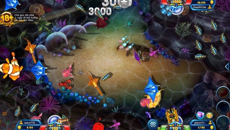 Đảm bảo đủ đạn trong thời gian săn cá để bắn hạ mục tiêu dễ dàng