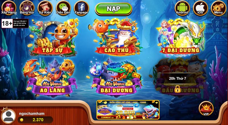 Cổng trò chơi Vuasanca giúp ngư thủ hòa mình vào đại dương huyền bí