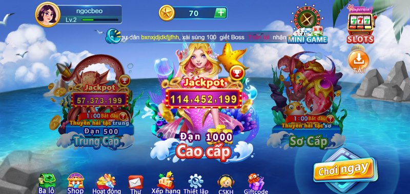 Các tính năng mới giúp người chơi cảm thấy tự tin hơn khi tham gia bắn cá