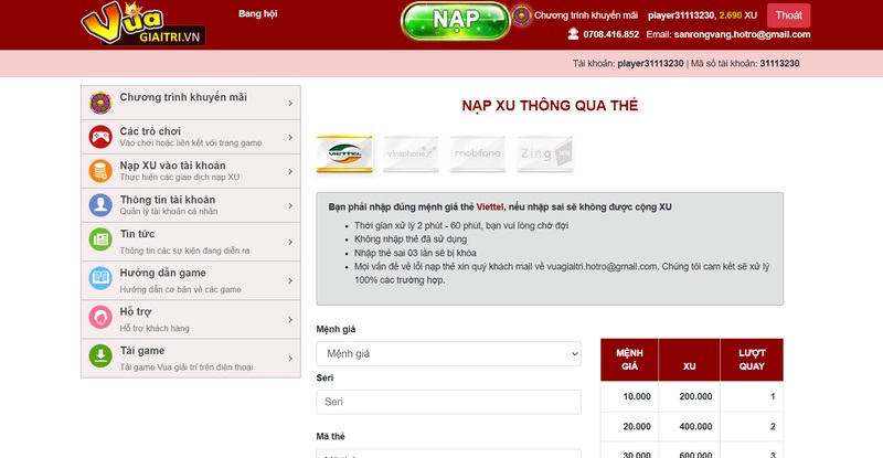 Các kênh thanh toán áp dụng nhiều nhưng thẻ cào vẫn được sử dụng nhiều nhất 