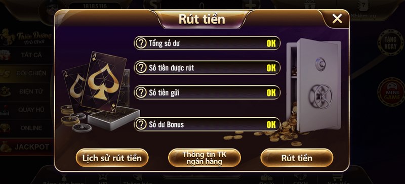 Hình thức thanh toán ở cổng game đa dạng, thực hiện nhanh chóng 