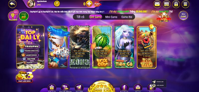 Bayvip thể hiện được họ là địa chỉ đổi thưởng hot nhất hiện nay