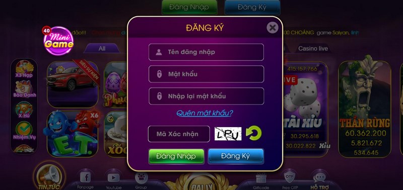 Chi tiết các bước tạo tài khoản chơi tại cổng game