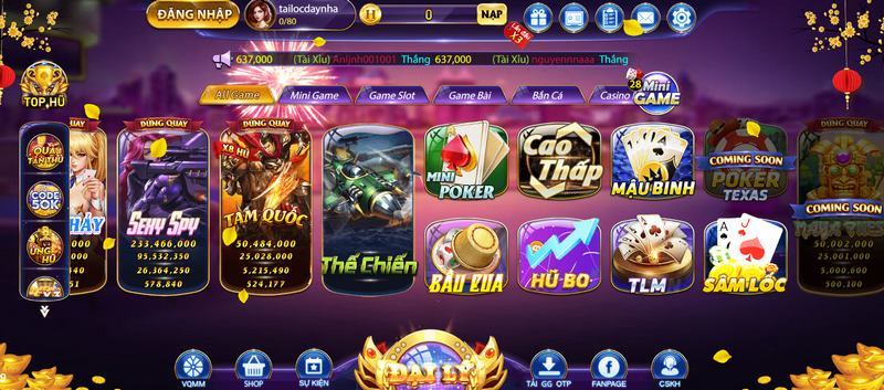 Mini game luôn được cập nhập phiên bản trò chơi mới nhất