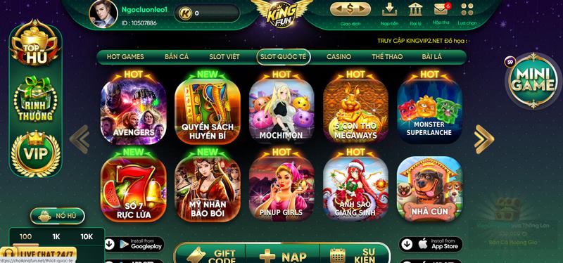 Khám phá một số thông tin cơ bản về cổng game đổi thưởng Kingfun 