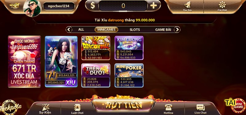 Nhiều mini game mang đến cơ hội ăn thưởng lớn cho tất cả anh em 