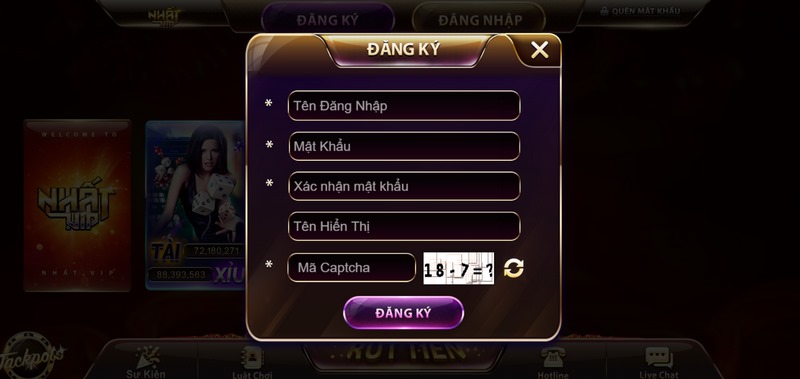 Chia sẻ thao tác đăng ký nhanh chóng chỉ 3s tại NhatVip 