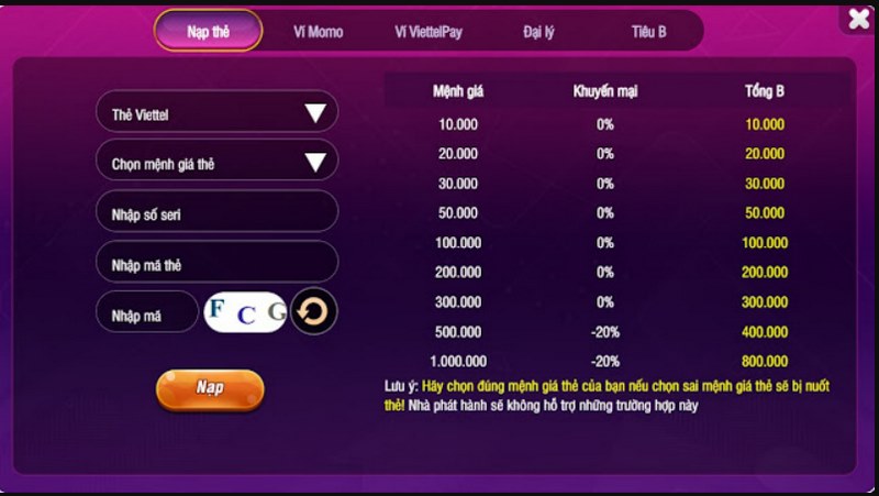 Hướng dẫn cách thanh toán nhanh tại cổng game