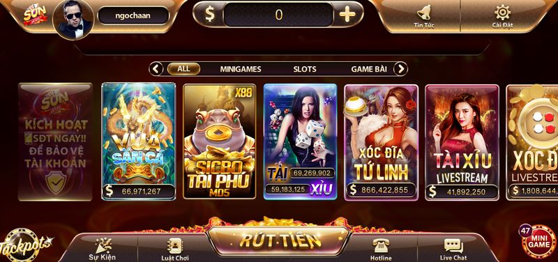 Khám phá đôi nét về cổng trò chơi đình đám Sunwin