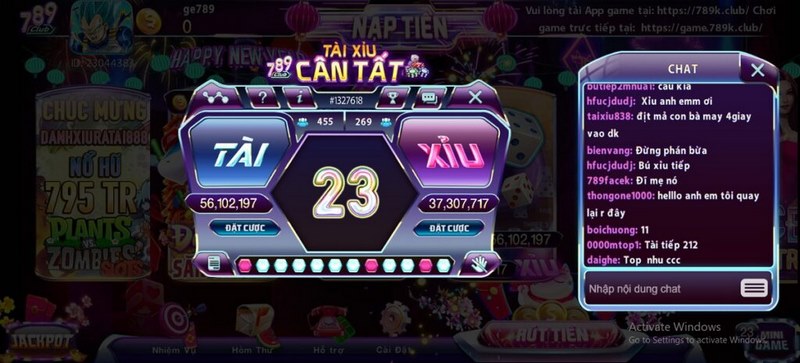 Tìm hiểu cụ thể cách để tham gia chơi game Tài Xỉu tại cổng game 789 club