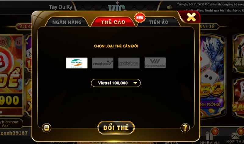 Dễ dàng nạp rút tiền với các thao tác được hướng dẫn