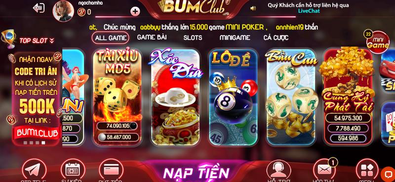 Bum Club mới đổ bộ thị trường nhưng đã tạo được tiếng vang lớn