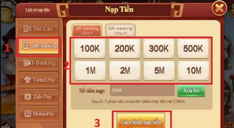 Hướng dẫn cách thanh toán ở cổng game đổi thưởng CF68