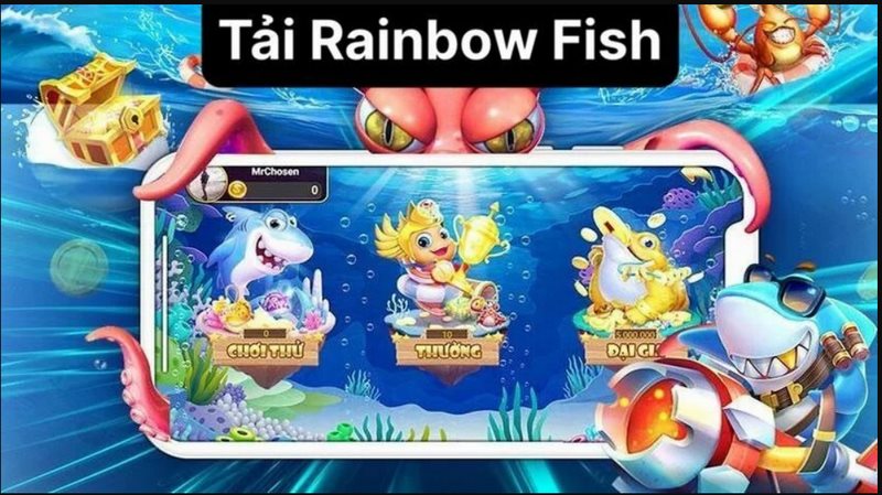 Rainbow fish rất nổi tiếng và chinh phục được đông đảo khách hàng
