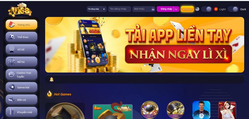  Vi68 mang đến không gian giải trí chất lượng theo tiêu chuẩn 5 sao