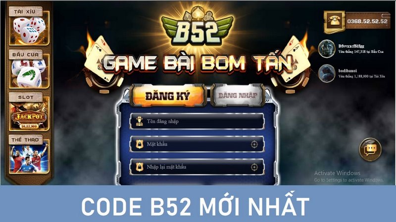 Hướng dẫn thành viên cách nhận code B52 đơn giản nhất 