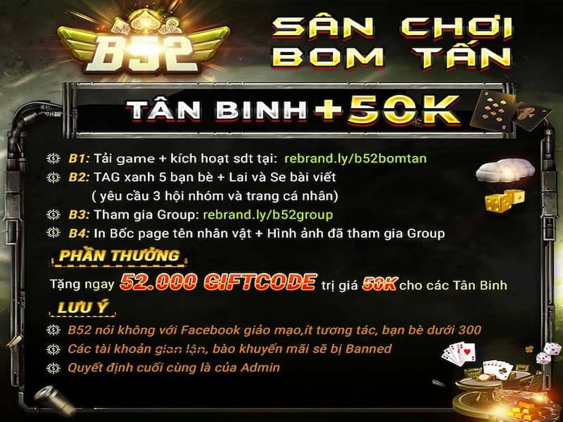 Nhiều chương trình thưởng code cho thành viên được cung cấp