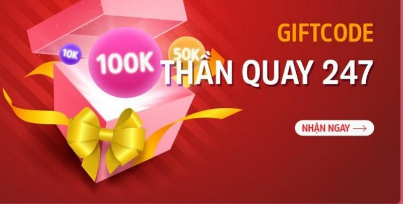 Các bước nhận mã code Thần quay 247 tại fanpage cổng game