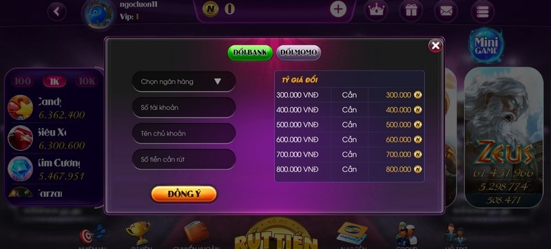 Giao dịch nhanh chóng các khoản phí được hỗ trợ, không nhiều thủ tục