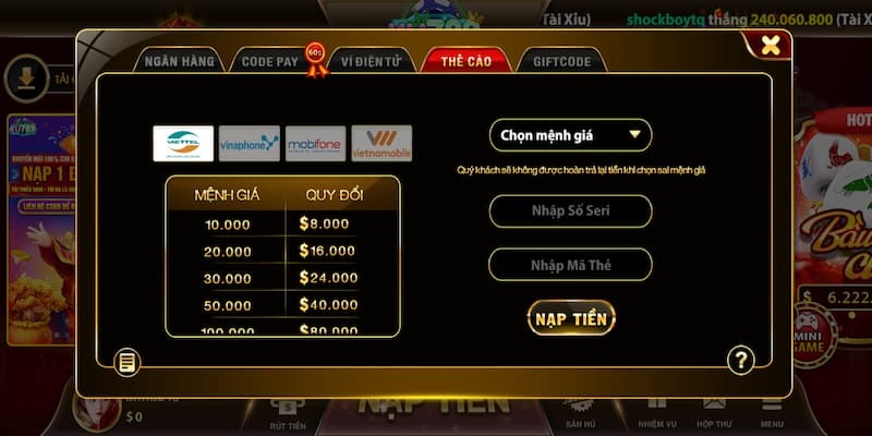 Hội viên có thể thực hiện giao dịch nhanh chóng mà không bị tính phí