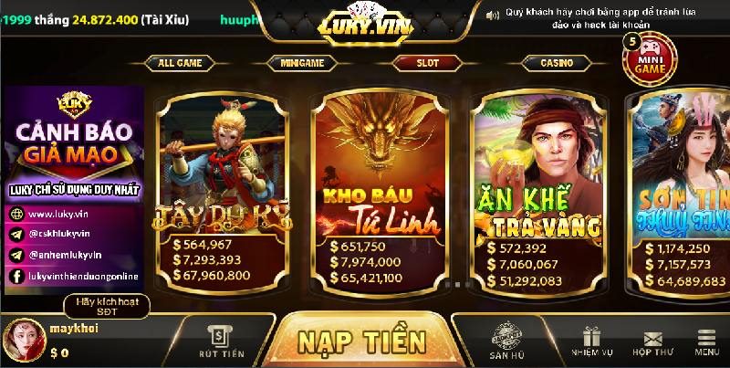Ấn tượng cực mạnh với Slot game hấp dẫn
