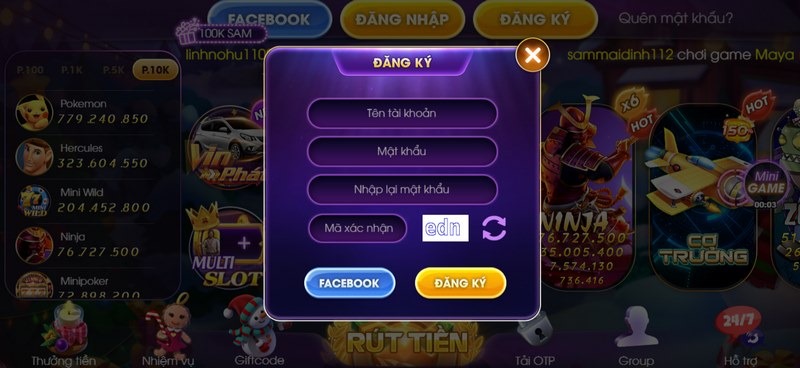 Đăng ký tài khoản game nhanh không cần xét duyệt quá nhiều